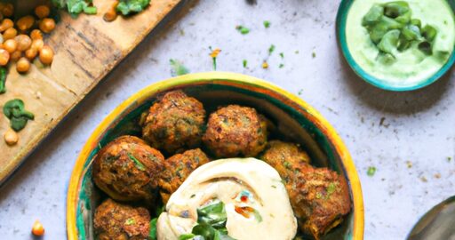 Recept na falafel s hummusem.