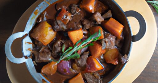 Hovězí Bourguignon se smetanou