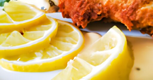 Kuřecí piccata s citronem.
