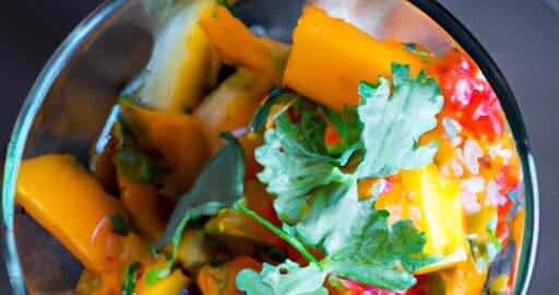 Ceviche z lososa se mango