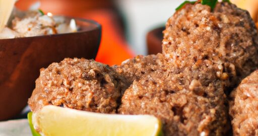 Recept na jehněčí kibbeh s piniovými oříšky