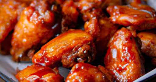 Buffalo wings s ranch dipem.