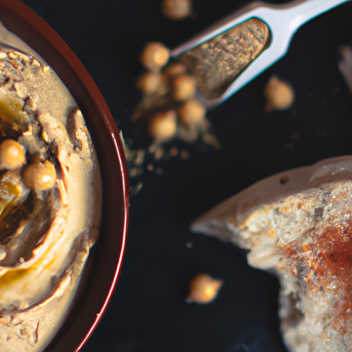 Hummus s křupavým chlebem