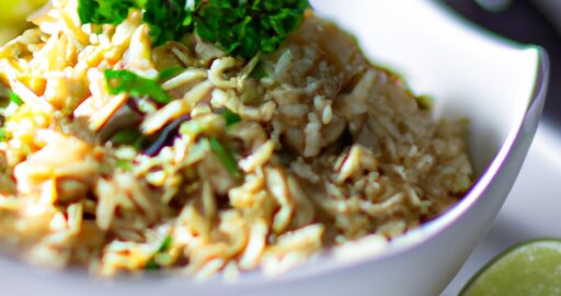 Kuřecí rizoto s houbami a špenátem