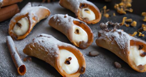 Cannoli s ricotta nádivkou