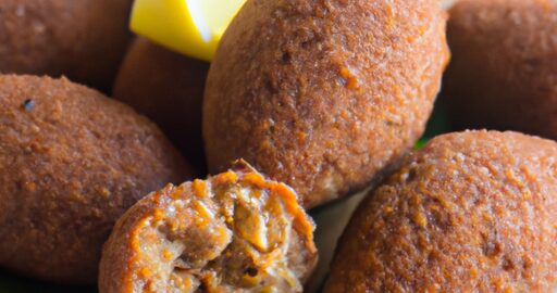 Kibbeh, irácký masový knedlík.