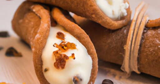 Cannoli s ricottovou náplní.