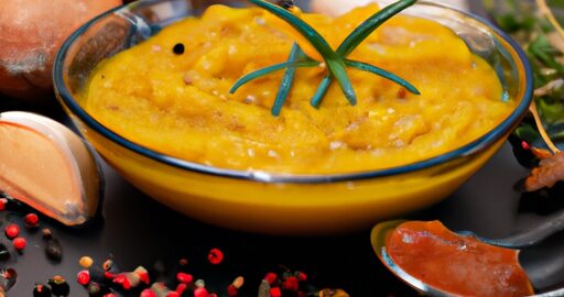 Rajčatový chutný kari s masem.