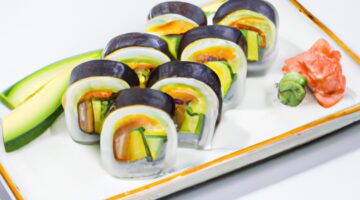 Sushi z lososa s avokádem