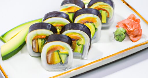 Sushi z lososa s avokádem