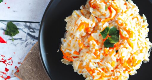 Rizoto s houbami a hráškem