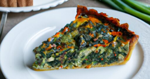 Zeleninová quiche s tofu plackou.