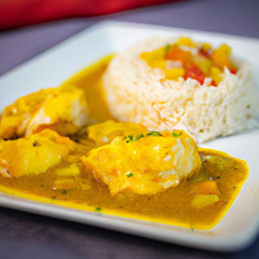 Moqueca de peixe aipim frit: ohřívaná rybí polévka s opečeným maniokem