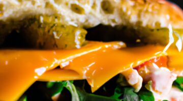 Zapečená sýrová bageta s bylinkami