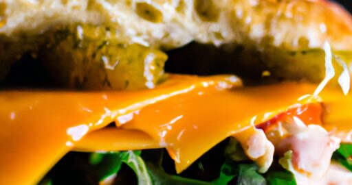 Zapečená sýrová bageta s bylinkami