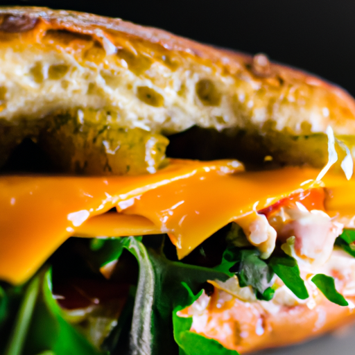 Zapečená sýrová bageta s bylinkami