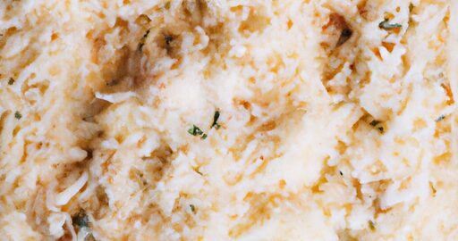 Smažená rýže s mozzarellou.