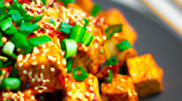 Koriandrové tofu s čínskými nudlemi