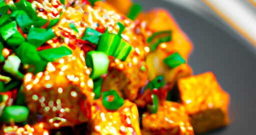 Koriandrové tofu s čínskými nudlemi