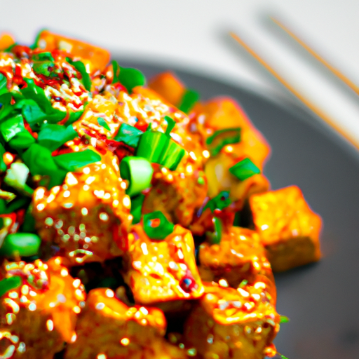 Koriandrové tofu s čínskými nudlemi