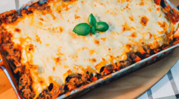 Lasagne bolognese s tučným sýrem