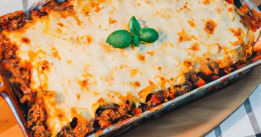 Lasagne bolognese s tučným sýrem