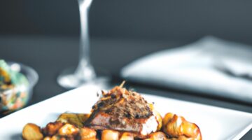 Kuřecí smaženice s bramborovou kaší.