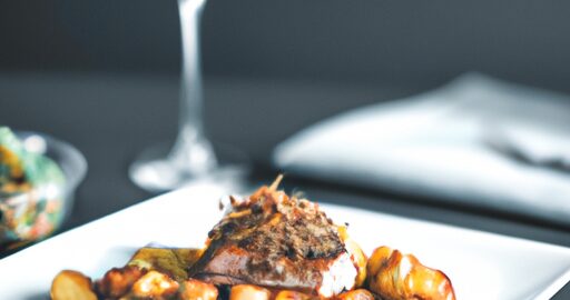 Kuřecí smaženice s bramborovou kaší.