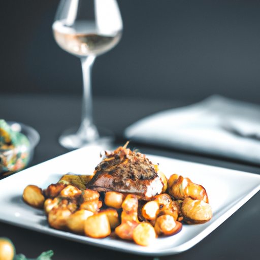 Kuřecí smaženice s bramborovou kaší.