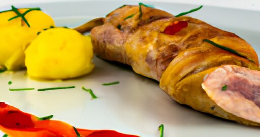 Pečená kachna s bramborovým knedlíkem.