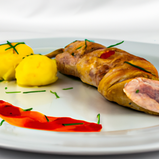 Pečená kachna s bramborovým knedlíkem.