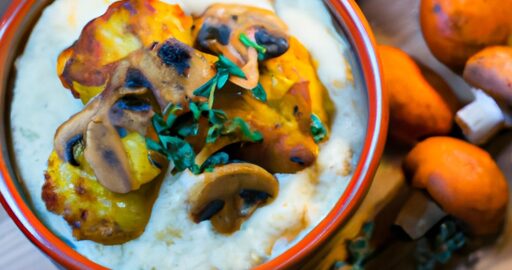 Sýrová cibulová polévka s krutony