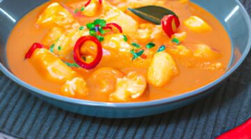 Moqueca rybí guláš.