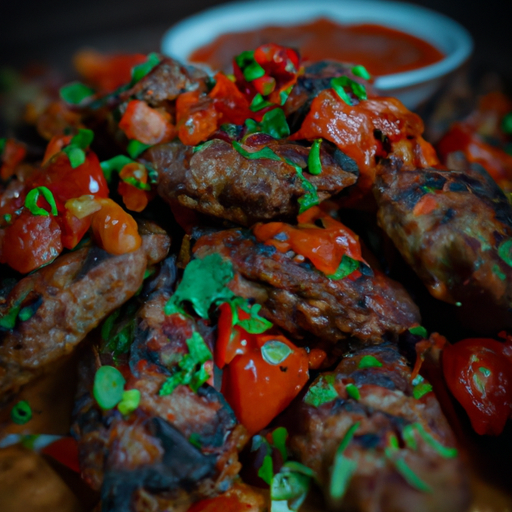 Kořeněný jehněčí kebab