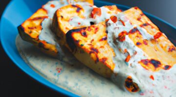 Rajčatový paneer placka s ječmenem.