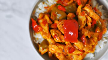 Plněná paprika s rýží a masem