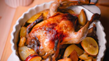 Kuřecí maso se šťavnatou omáčkou.