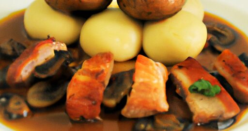 Losos na žloutkové omáčce