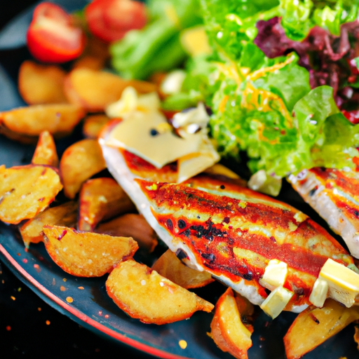 Kuřecí smaženice s omáčkou ranch