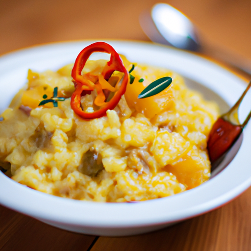 Kuskus s kozím sýrem a medem