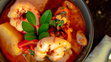 Bouillabaisse rybí polévka s krusty.