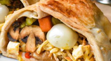 Pita plněná kuřecím masem