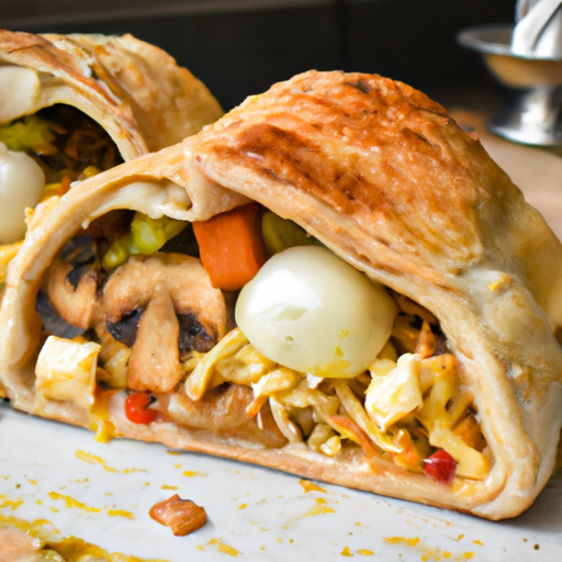 Pita plněná kuřecím masem