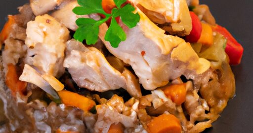 Zázvorový kuřecí kari s rýží