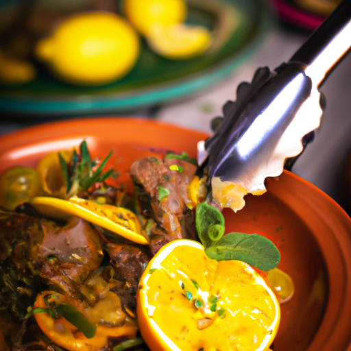 Marocký jehněčí tajine s citrony