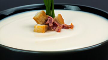 Vichyssoise z brambor.