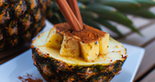 Kuře s avokádem a ananasem.