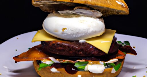 Hamburger s hranolkami a majonézou