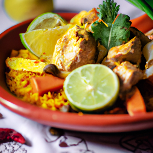 Marocký tangine s jehněčím a švestkami