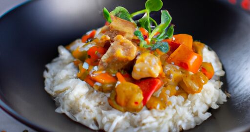 Hovězí kari s rýží